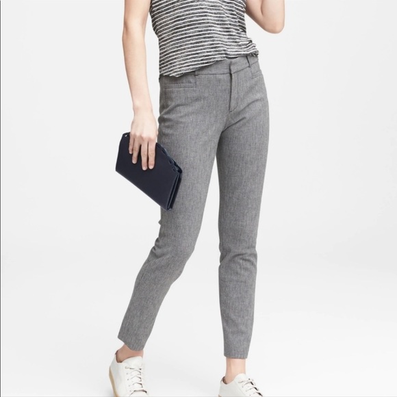 Banana Republic Pants - Banana Republic Sloan Fit Gray Slacks - Size 4